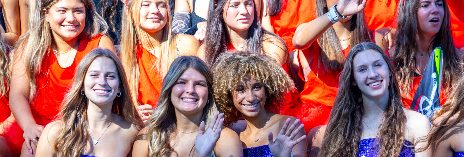 soccer team on float during parade
